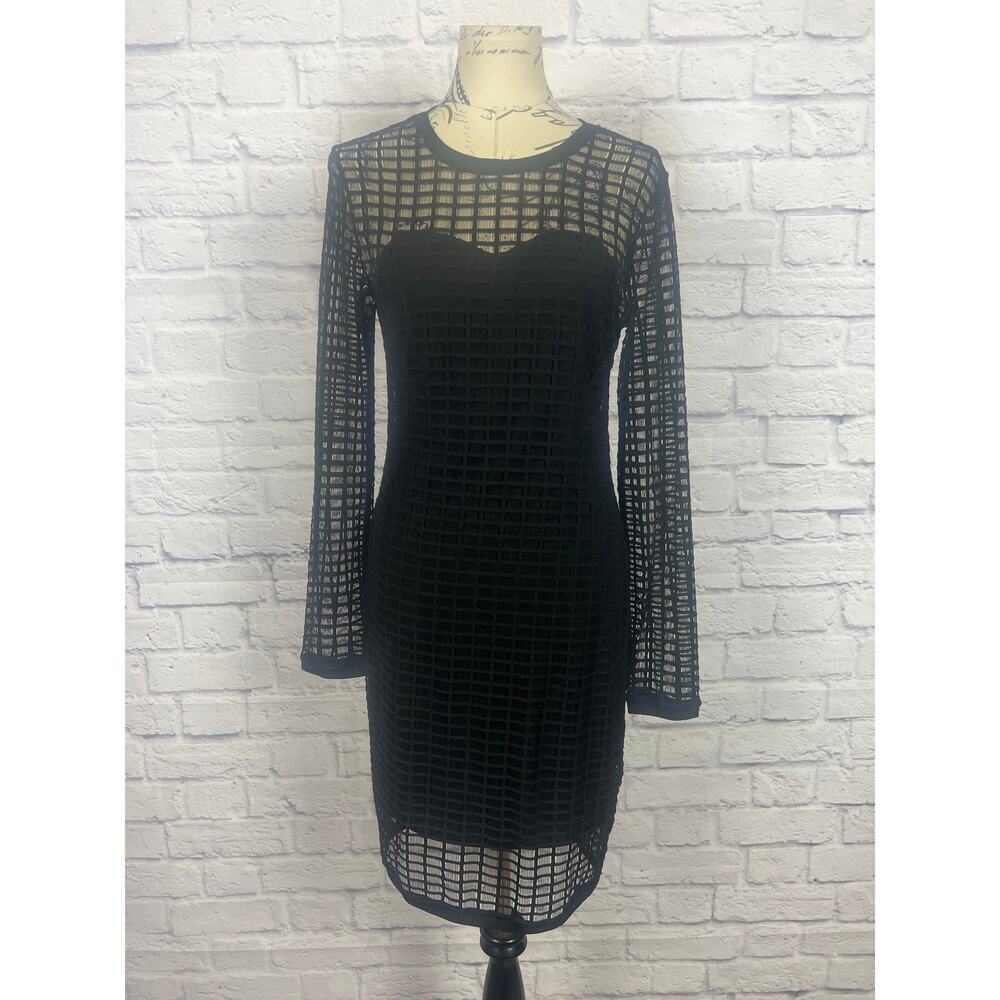 K. Jordan Black Fitted Cocktail Dress - Size Small